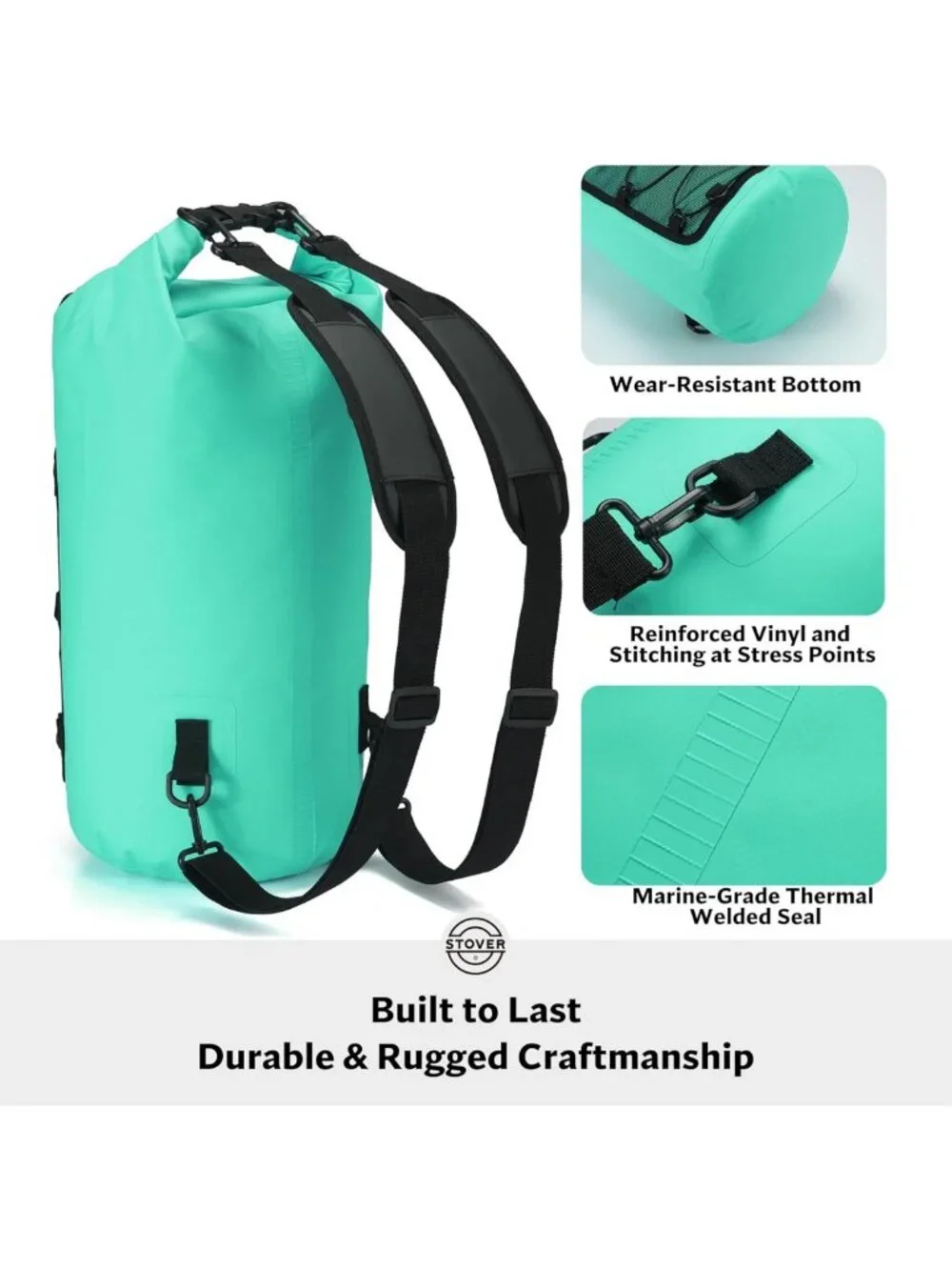 Waterproof Dry Backpack & Phone Case - Heavy-Duty Floating Bag for Kayaking